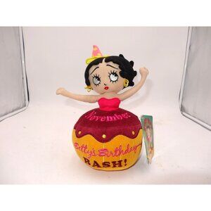 Betty Boop November Birthday Bash Cupcake Plush Doll 2013 Sugar Loaf 12" Tag